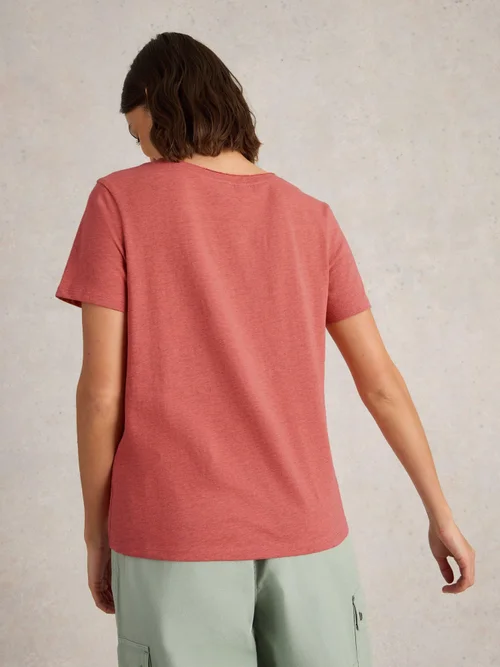 T-SHIRT À MANCHES COURTES NADIA - Mid Coral - 46 Image 4