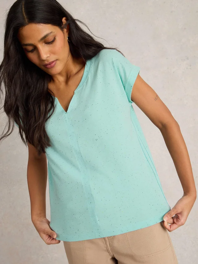 T-Shirt À Encolure En V Nelly Nep