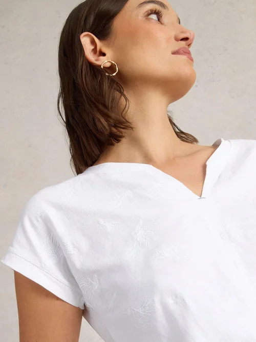 T-Shirt Brodé Nelly - Bril White - 52 Image 3