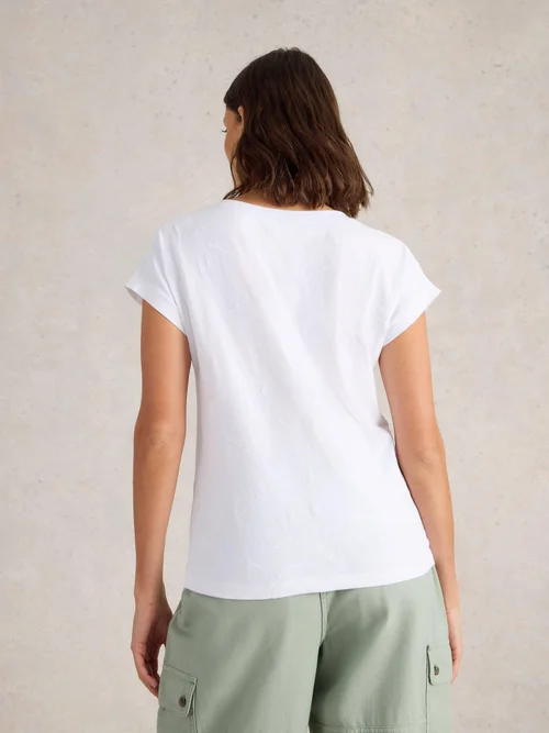 T-Shirt Brodé Nelly - Bril White - 52 Image 4