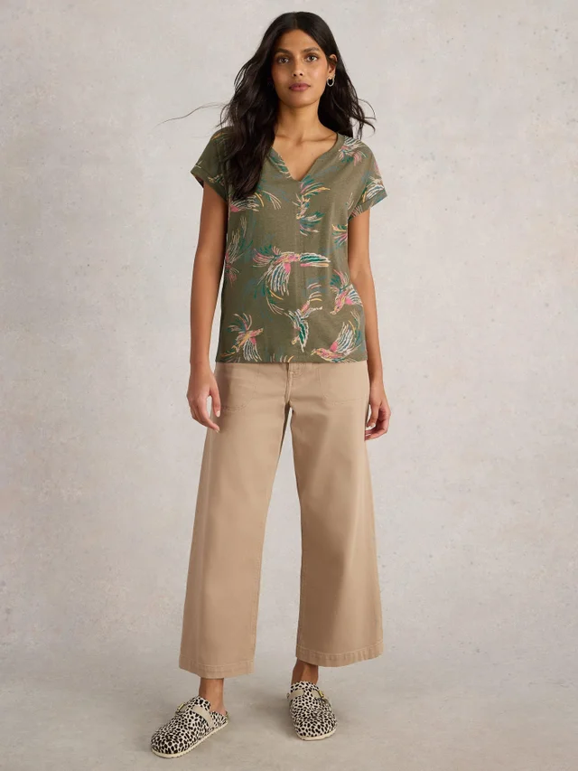 T-Shirt À Encolure En V Nelly