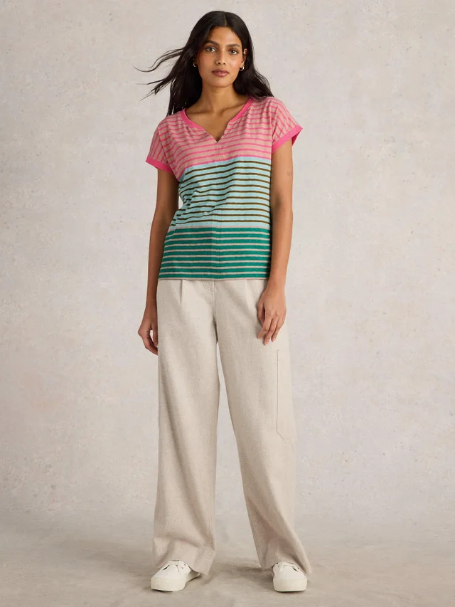 T-Shirt À Encolure En V Nelly