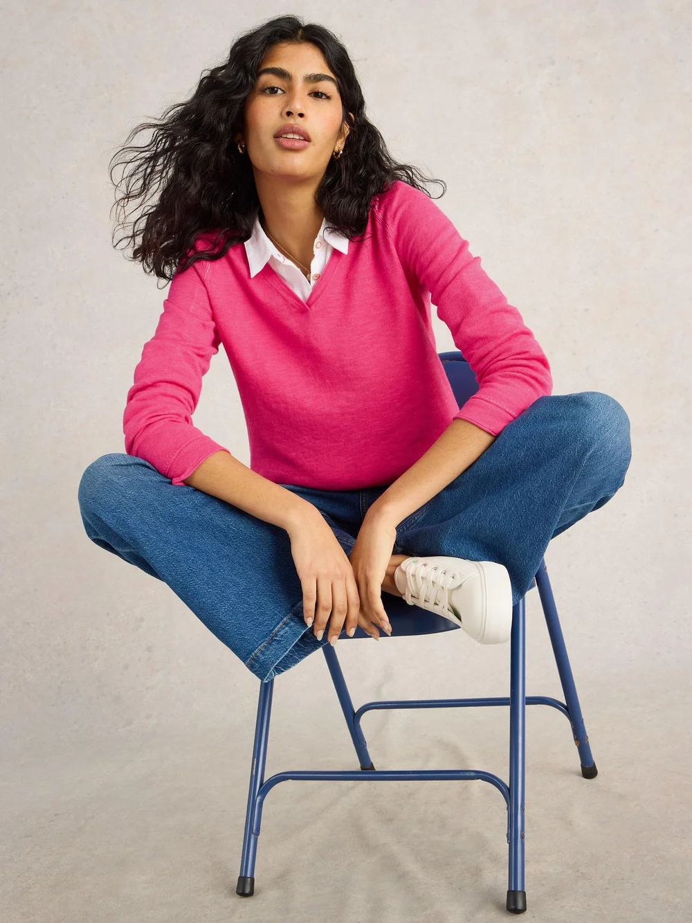 Pullover Naria aus Leinenmischung - Brt Pink - 34 Image 1