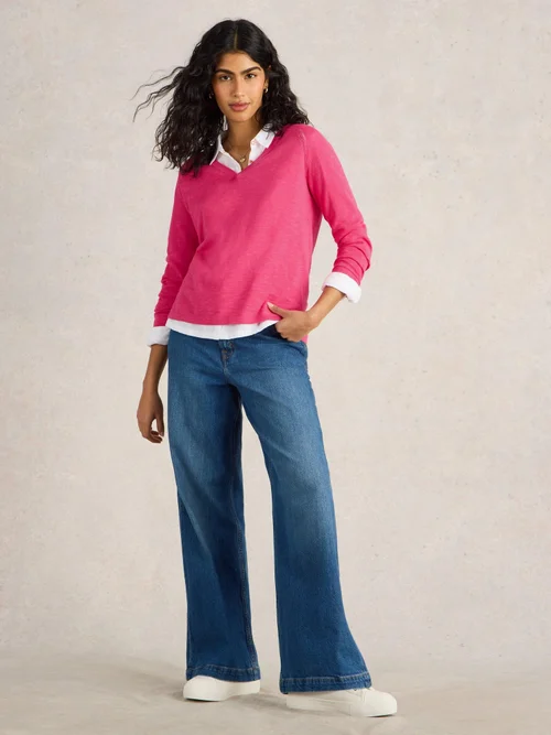 Pullover Naria aus Leinenmischung - Brt Pink - 50 Image 2