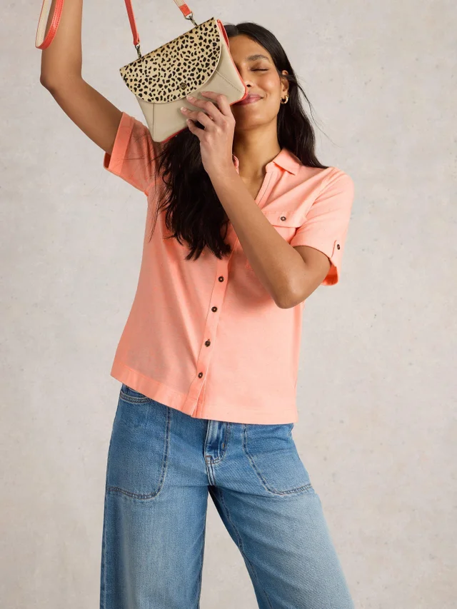 CHEMISE À POCHES PAIGE