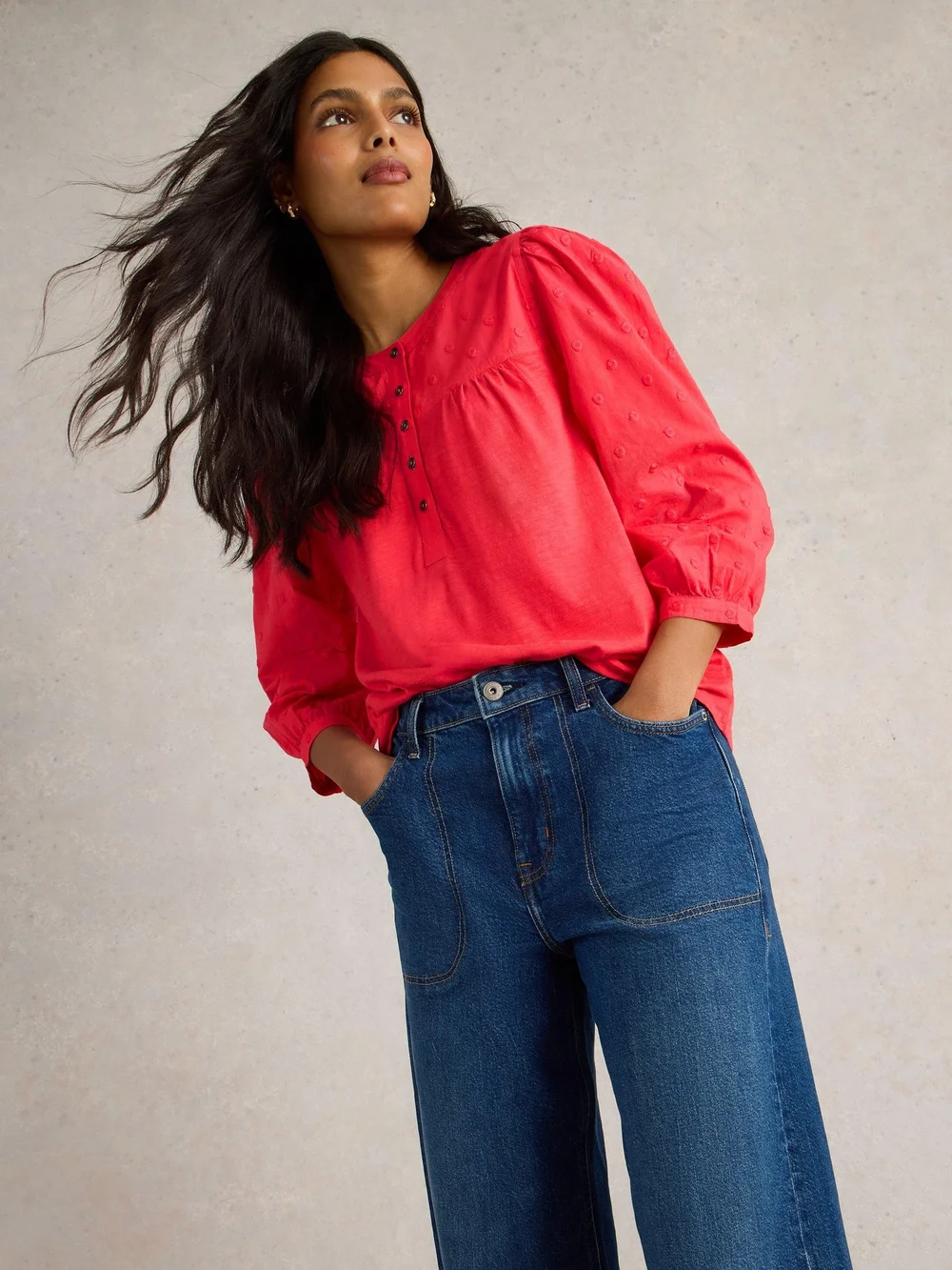 Haut Elise Dobby Mix - Brt Pink - 52 Image 1