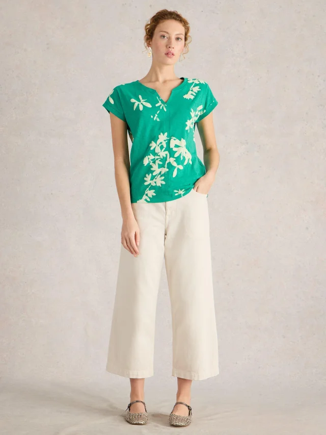 T-Shirt À Encolure En V Nelly