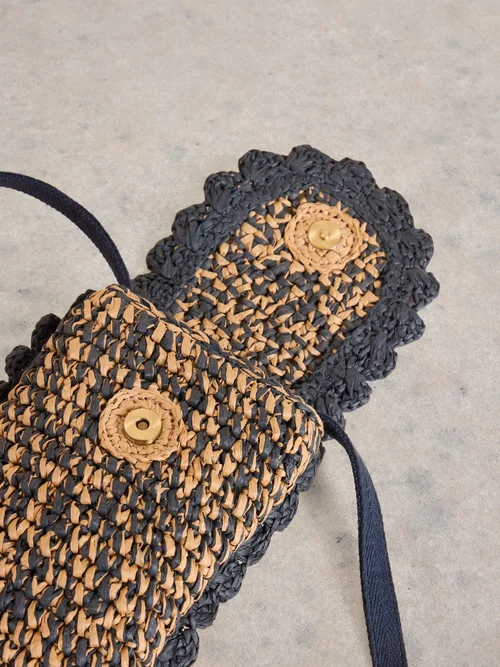 Sac à téléphone en raphia Coco Image 3
