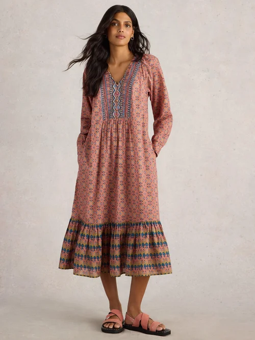 Robe brodée Abigail - Pink Mlt - 52/R Image 2