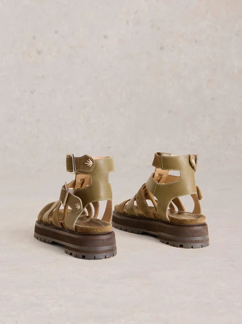 Sandales gladiateur Alexa - Khaki Grn - 41 Image 4