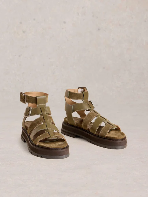 Sandales gladiateur Alexa - Khaki Grn - 41 Image 2