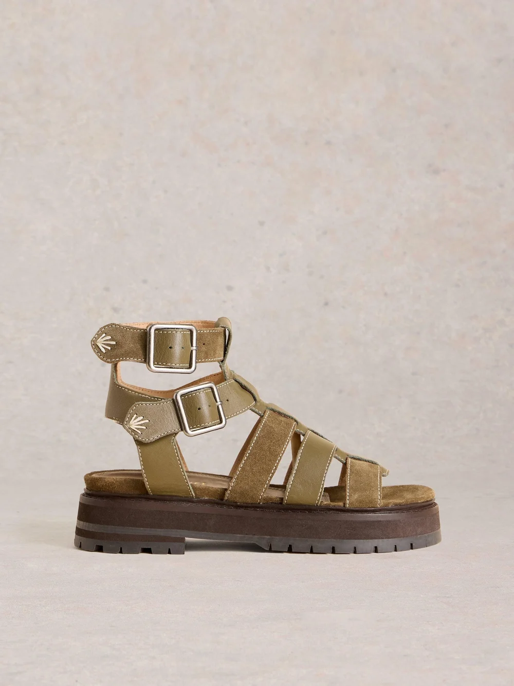 Sandales gladiateur Alexa - Khaki Grn - 41 Image 1
