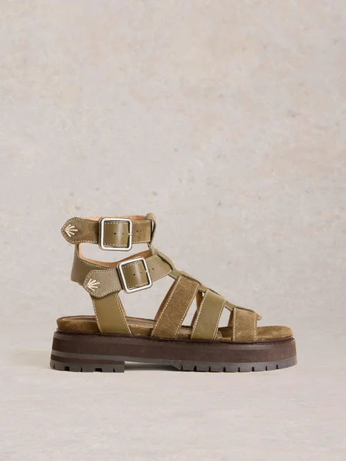 Sandales gladiateur Alexa - Khaki Grn - 41 Image 1