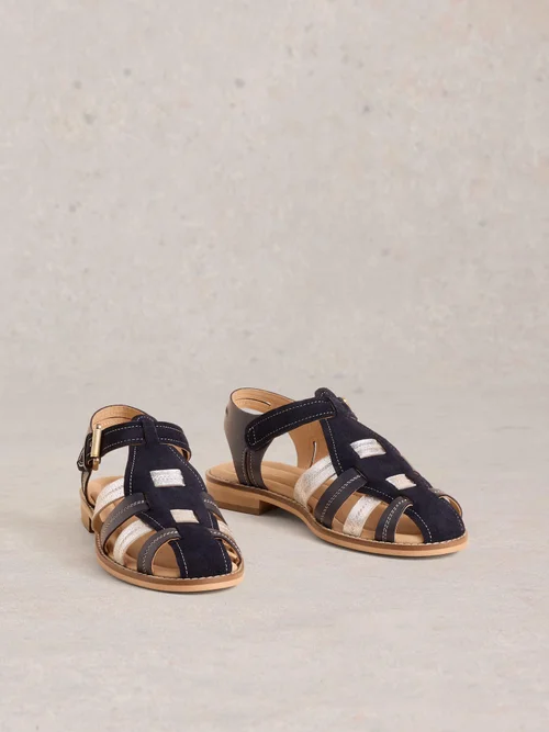 Sandales Zara Fisherman - Navy Multi - 38 Image 2