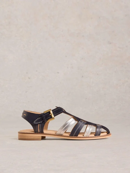 Sandales Zara Fisherman - Navy Multi - 38 Image 1