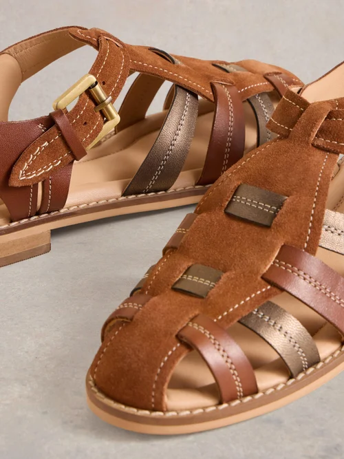 Sandales Zara Fisherman - Tan Multi - 41 Image 3