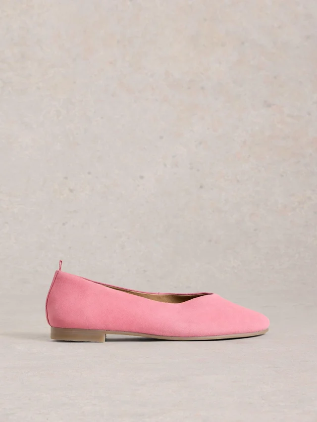Escarpins ballerines en cuir Cheri