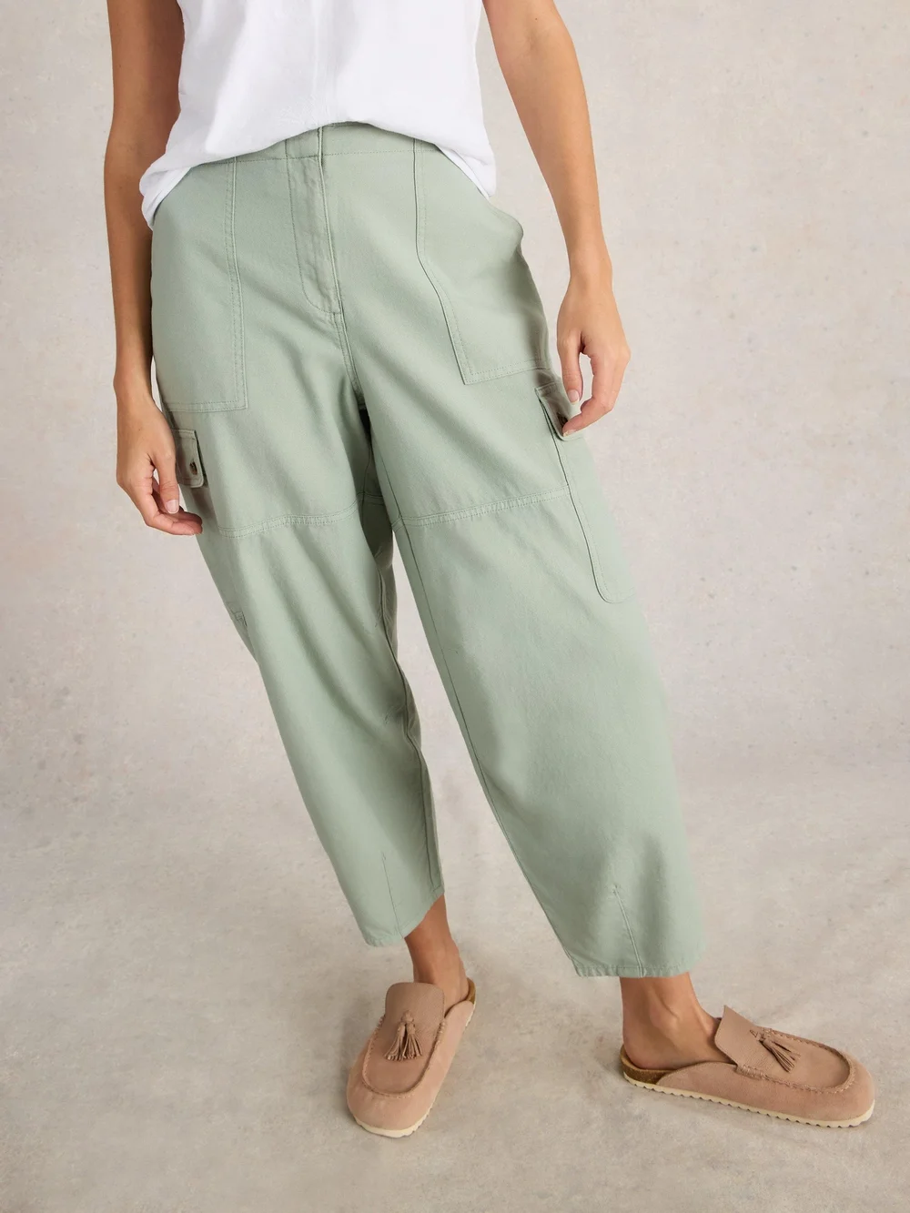 Anabel Soft Barrel Cargo - Lgt Green - 44/R Image 1