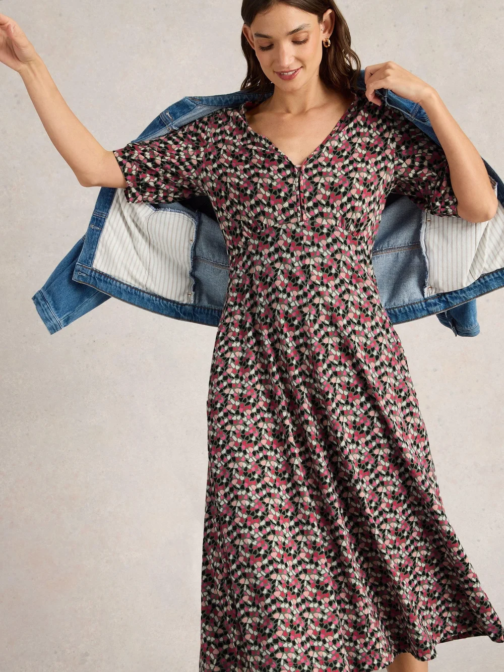 Robe En Jersey Megan - Green Mlt - 52/R Image 1