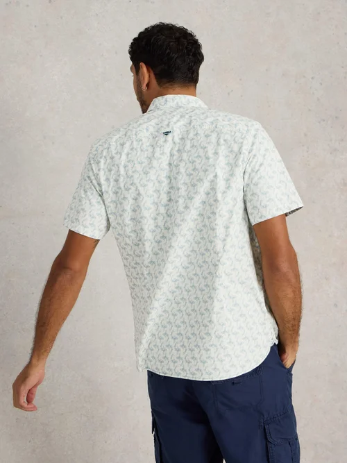 Chemise Imprimée Salcombe Koi - White Pr - XXXL Image 4