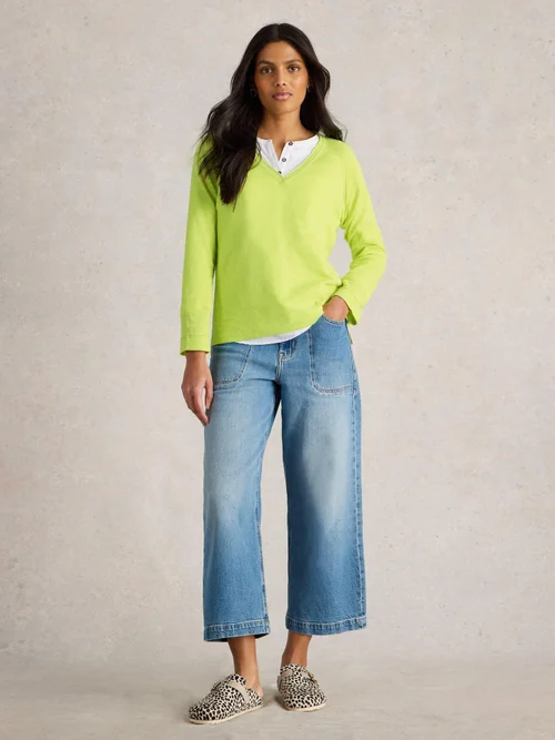 Pullover Naria aus Leinenmischung - Brt Yellow - 34 Image 2