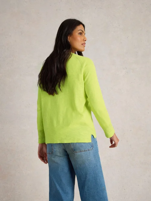 Pullover Naria aus Leinenmischung - Brt Yellow - 50 Image 4