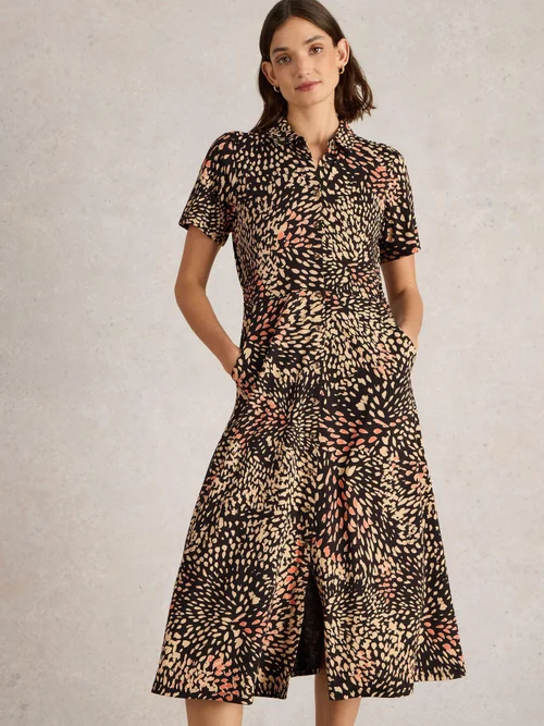 Robe Chemise En Jersey Rua - Blk Pr - 44/R Image 3