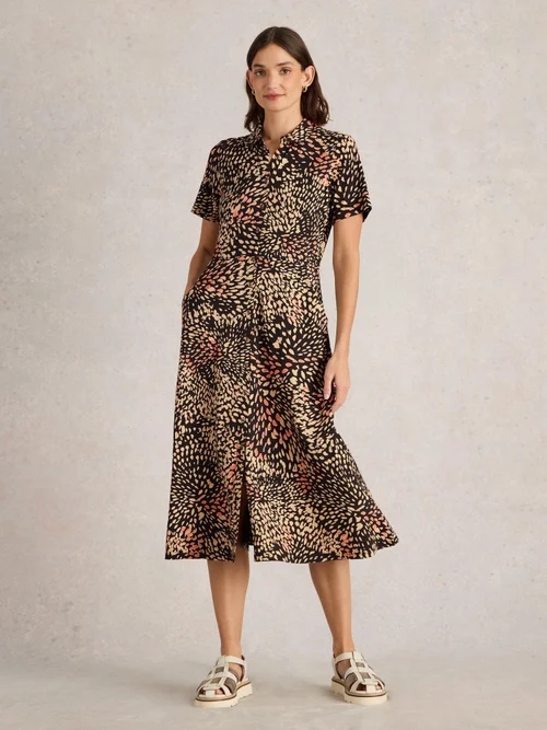 Robe Chemise En Jersey Rua - Blk Pr - 44/R Image 2