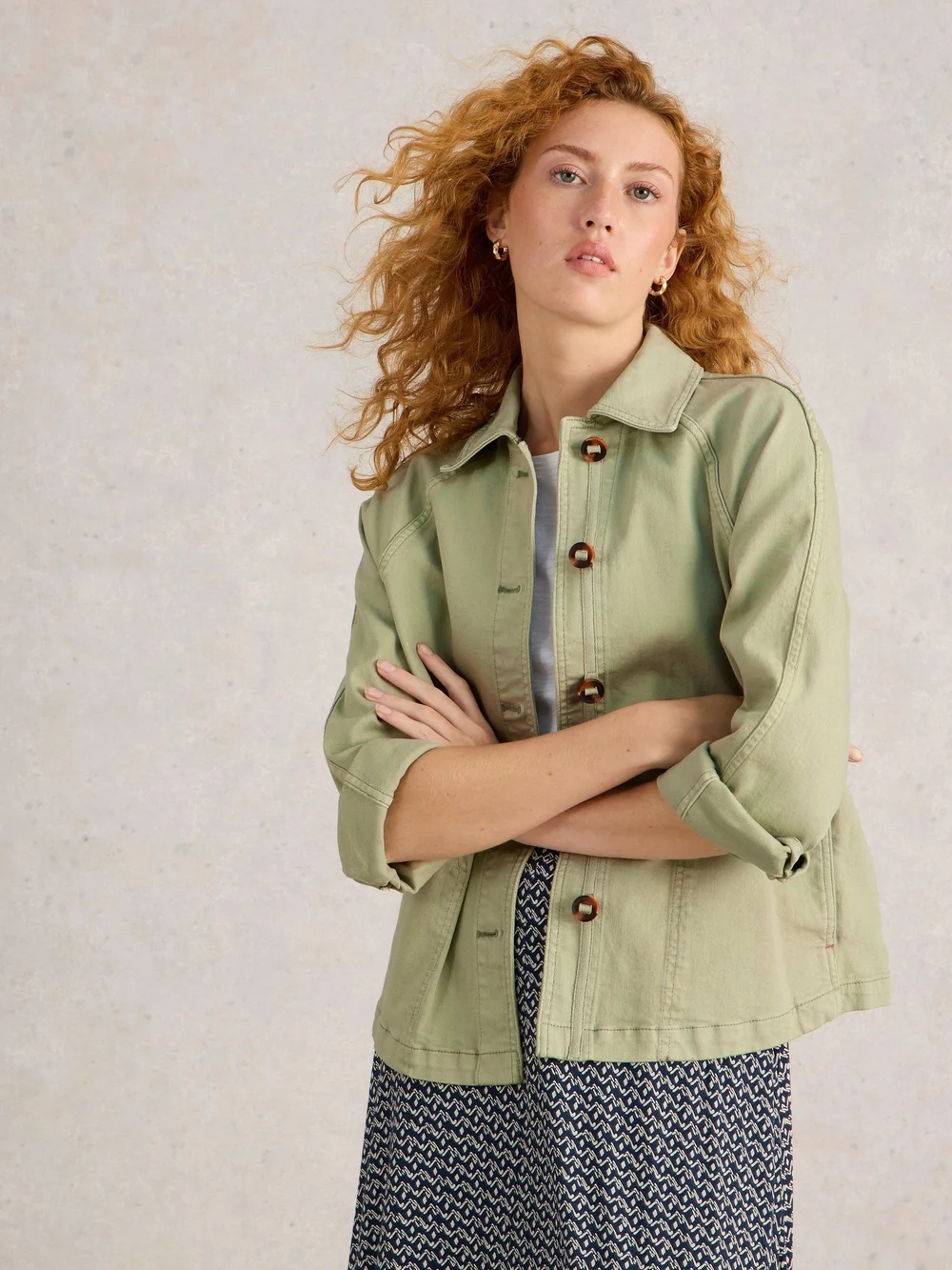 Veste En Denim Eden - Lgt Green - 52/R Image 1