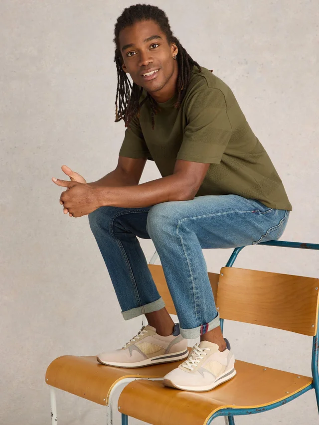 T-shirt à texture Stirling