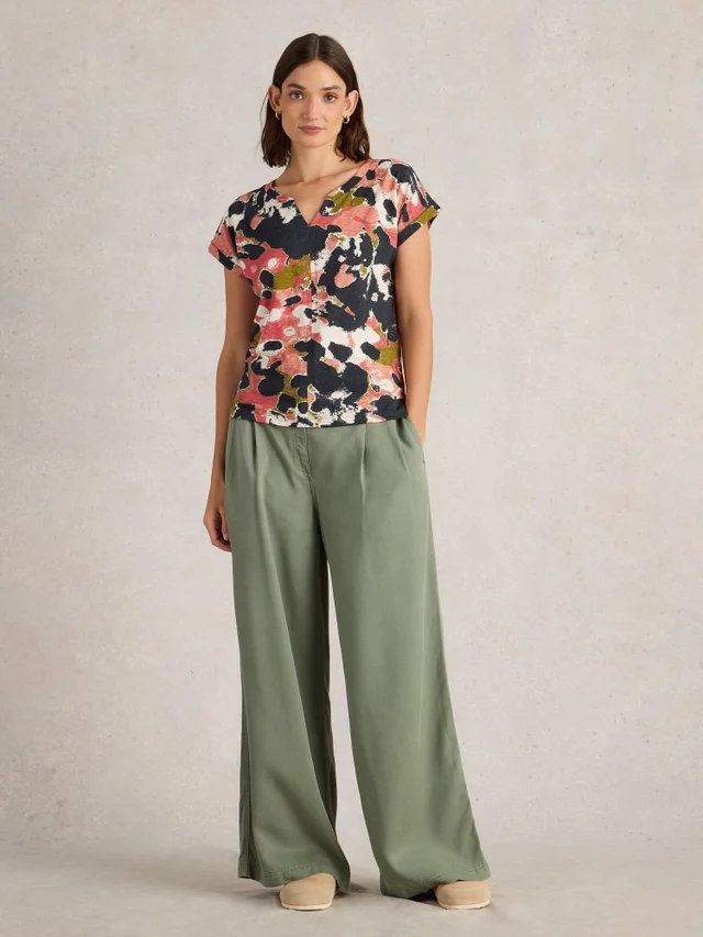 T-Shirt À Encolure En V Nelly