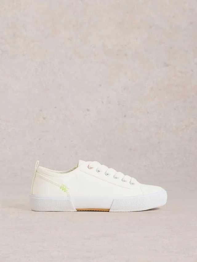 Baskets À Lacets En Toile Pippa