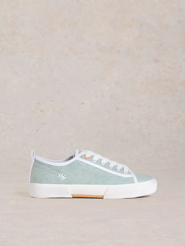 Baskets À Lacets En Toile Pippa