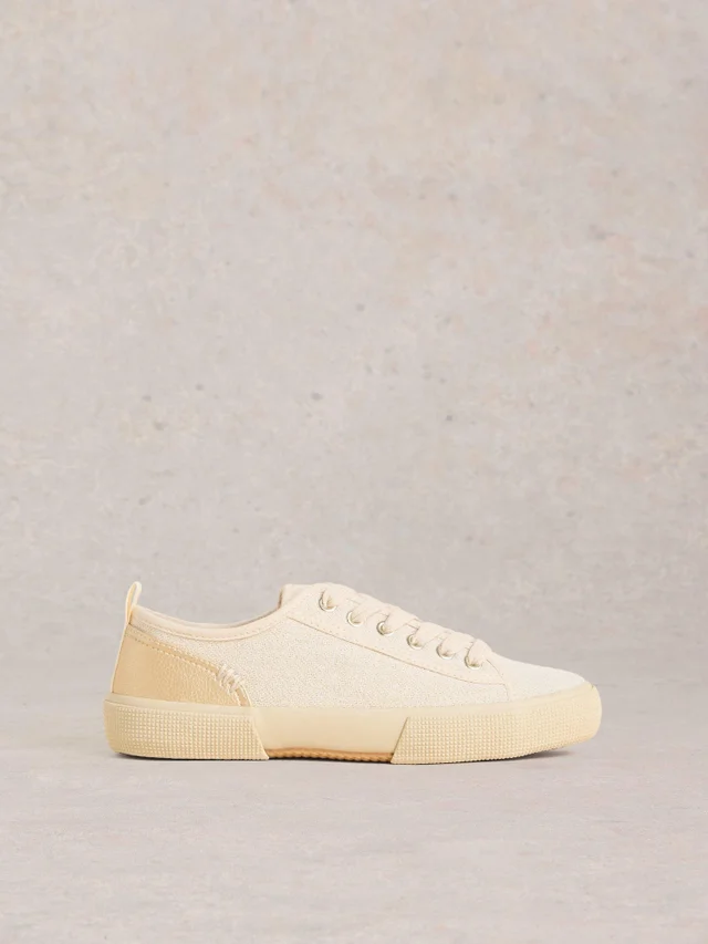Baskets À Lacets En Toile Pippa