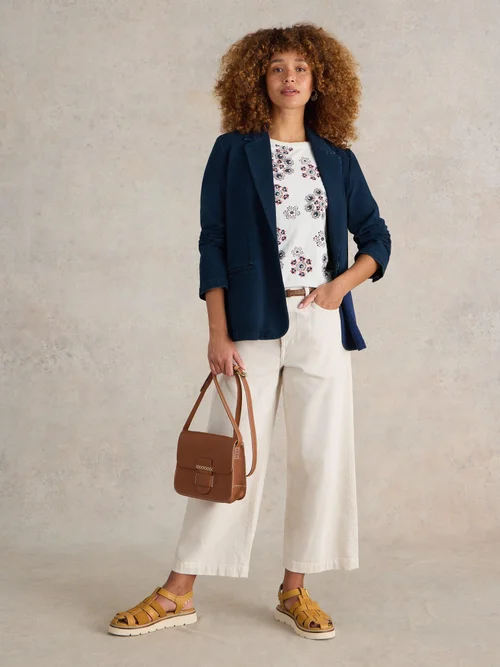 Blazer en jersey Evelyn - Dk Denim - 52 Image 2