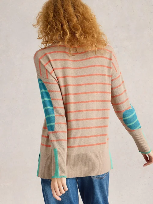 Pull Olive Heart - Nat Mlt - 52 Image 4