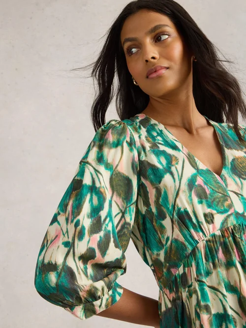 Robe midi Lucy - Green Pr - 52/R Image 3