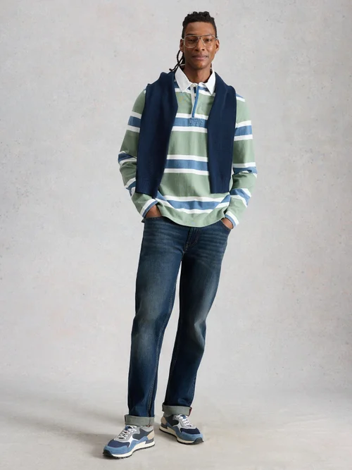 Jean droit Eastwood avec braguette zippée - Dk Blue - 40/R Image 1