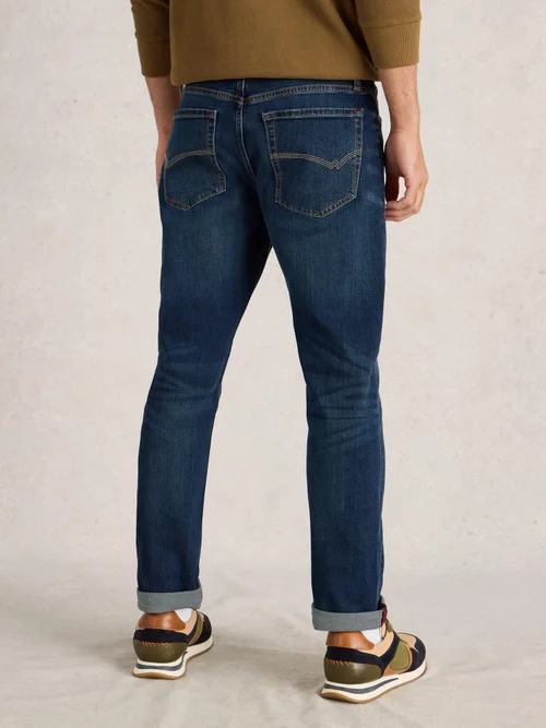 Jean droit Eastwood avec braguette zippée - Mid Denim - 40/R Image 4