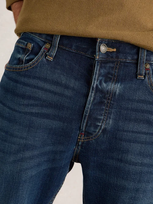 Jean droit Eastwood avec braguette zippée - Mid Denim - 38/R Image 3