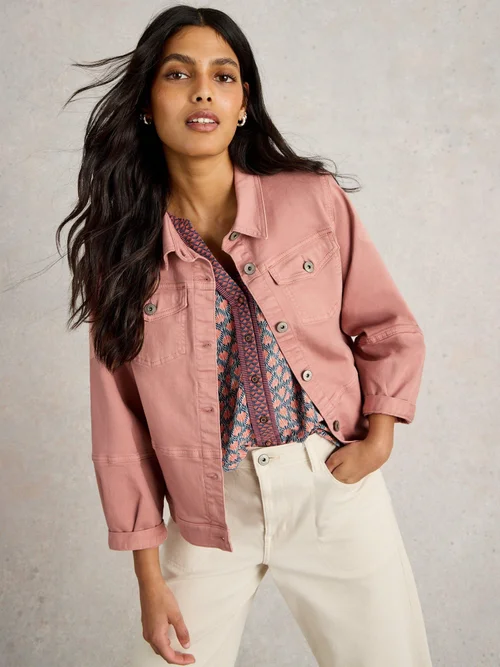 Veste En Denim Camille - Dus Pink - 52/R Image 3