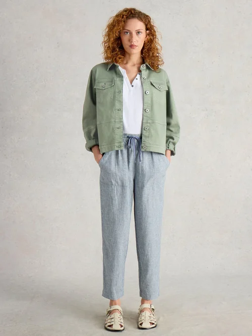 Veste En Denim Camille - Mid Green - 52/R Image 2