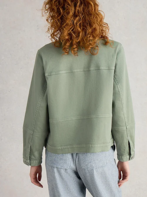 Veste En Denim Camille - Mid Green - 52/R Image 4