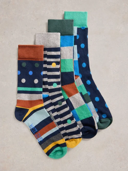 Lot de 4 chaussettes courtes Hotch Potch - Grey Mlt - 44-46 Image 2