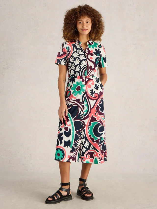 Robe Chemise En Jersey Rua