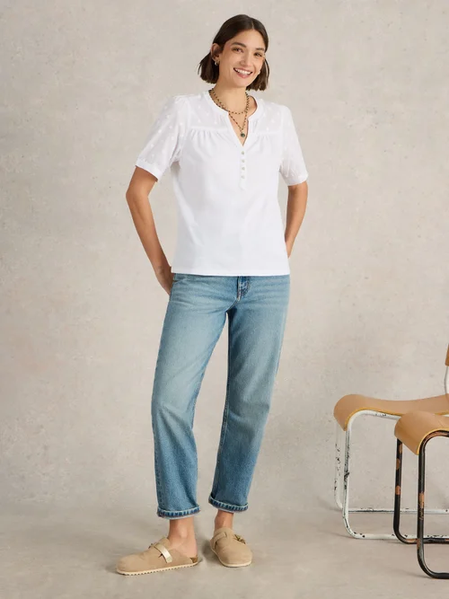 Top Brodé Ellie - Bril White - 52 Image 2