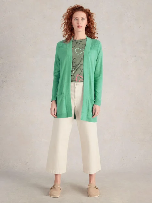CARDIGAN LONG TANYA - Mid Teal - 52 Image 2