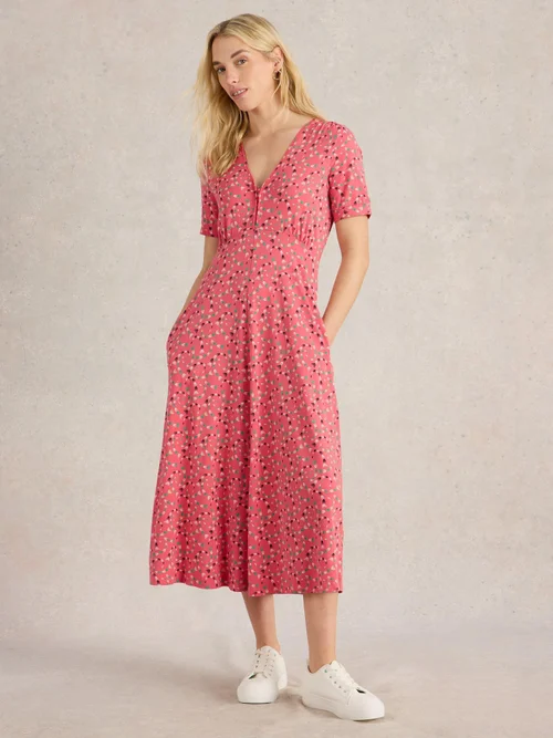 Robe En Jersey Megan - Coral Mlt - 52/R Image 2