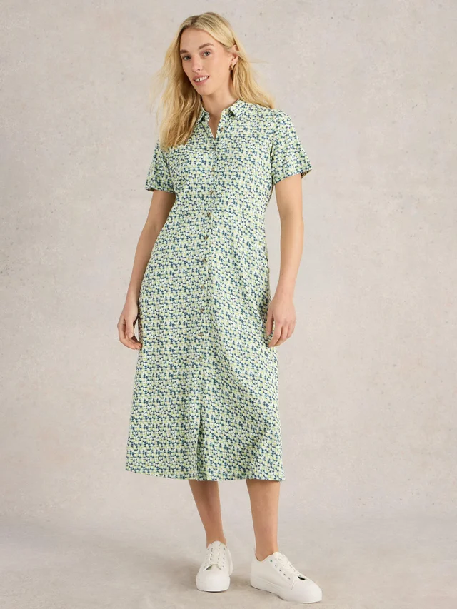 Robe Chemise En Jersey Rua