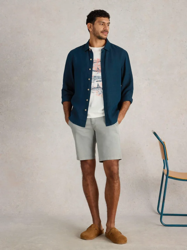 Chemise Longue En Lin Keswick